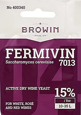 Produktbild von 1x FERMIVIN 7013 Universalhefe Trockenhefe Weinhefe Reinzuchthefe 7g Für 10-35l Wein Hefe Weißwein Rotwein Honighefe