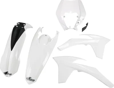 Produktbild von Kunststoffsatz Für Ktm Exc/Excf '12-'13 Mit Lampenabdeckung Weiss (Kt521E047)