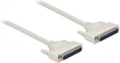 Produktbild von Delock - Kabel seriell - DB-37 (M) bis DB-37 (M) - 1,0m - Daumenschrauben - beige (86878)