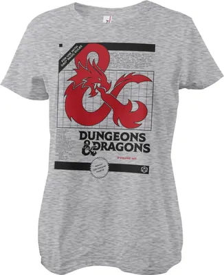 Produktbild von Dungeons & Dragons - 3 Volume Set Girly Tee - X-Large - HeatherGrey