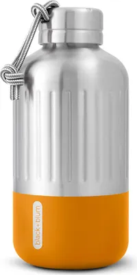 Produktbild von EXPLORER 650 ml Stahlflasche, orange / Schwarz+Blum