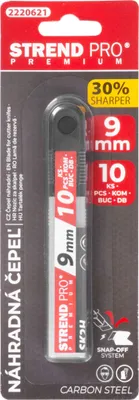 Produktbild von Klinge Strend Pro Premium FDB40, BlackMatt, 9 mm, Abbrechklinge, Ersatzklinge, Packung 10 Stk.
