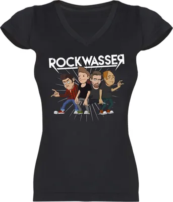 Produktbild von Rockwasser - Scheiss, Girl V-Neck