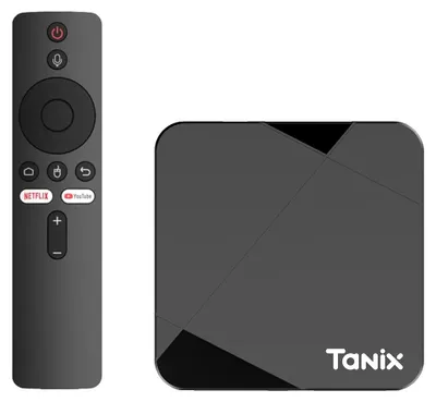 Immagine prodotto di Smart TV Box, uscita 4K, compatibilità dual Wi-Fi, 4G/32G, spina UE