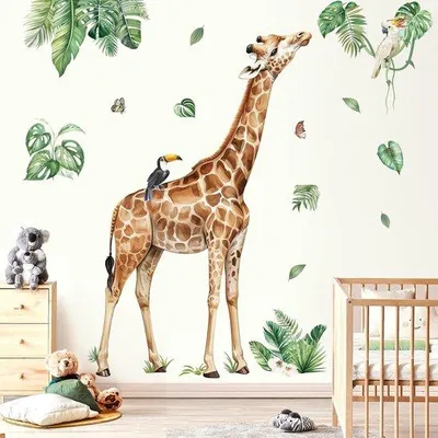 Produktbild von Famanu Wandsticker Giraffe - XXL Wandaufkleber für Kinderzimmer