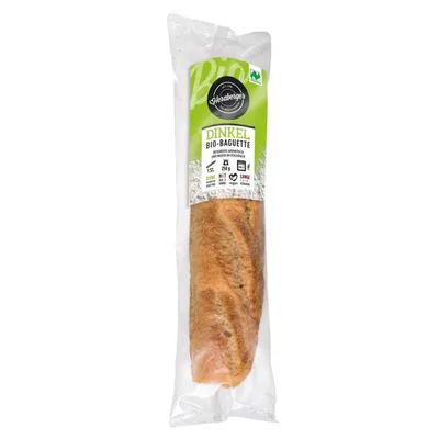 Produktbild von Dinkelbaguette NATURLAND 250g