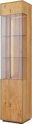 Produktbild von Wohnzimmer Vitrine Anrichte Holz Schränke Möbel Anrichte Glas Schrank