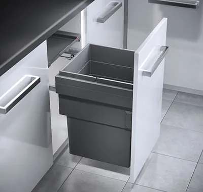 Image de Collecteur de déchets Hailo 3608461 CS Slide Cargo Synchro 55 litres