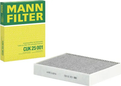 Produktbild von MANN-FILTER CUK 25 001 Innenraumfilter Pollenfilter für BMW 1 Schrägheck (E87) Aktivkohle
