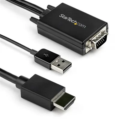 Immagine prodotto di Adattatore da HDMI a VGA Startech VGA2HDMM2M (2 m) Nero