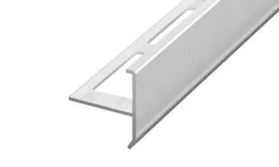 Obrázek produktu pro SP21/1 schodová lišta T ACARA, STEP, hliník elox stříbro, 8 mm, 2,7 m