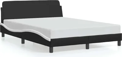 Immagine prodotto di vidaXL Struttura letto "Dover" bianco e nero 120x200 cm in Pelle finta