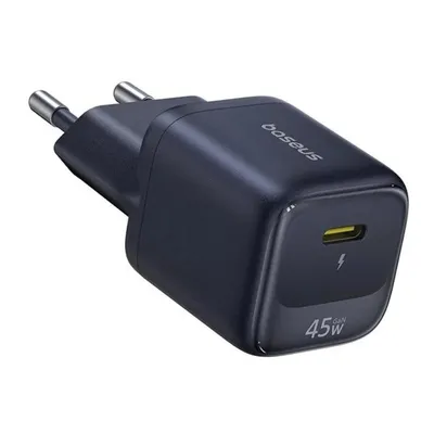 Imagen del producto de Baseus, cargador rápido (adaptador de corriente) de 45W, con puerto USB tipo C, para teléfonos móviles (con enchufe)
