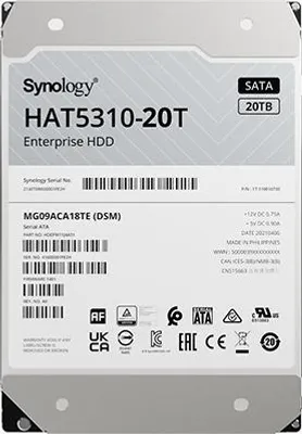 Produktbild von Synology Enterprise, 20 TB, 7200 RPM, 512 MB, 3.5", Serial ATA III