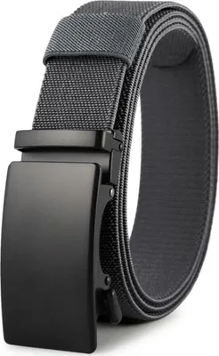 Produktbild von Herren-Universalgürtel mit Automatikschnalle, graues Nylon, 125 cm