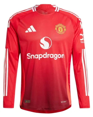 Immagine prodotto di Manchester United FC - Maglia da calcio da uomo, maniche lunghe GT17635 (S) (Rosso)