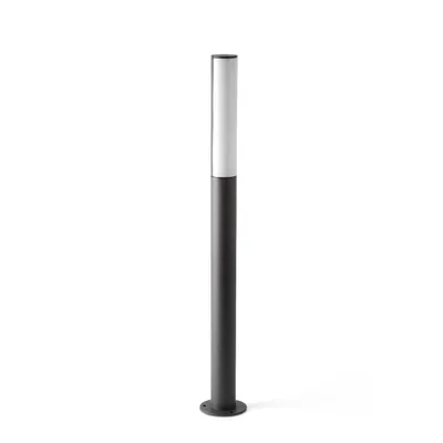 Produktbild von Sockelleuchte YALLOW-2 90 cm dunkelgrau Außenleuchte IP54 neutralweiß LED