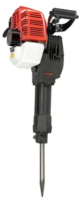 Immagine prodotto di Martello demolitore - Martello demolitore a benzina - 1900 W - 6000 giri/min - Serbatoio carburante da 1,3 l - Per calcestruzzo/pietra - Rosso/Nero