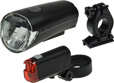 Produktbild von Fahrrad LED-Beleuchtungsset CFL 30 30Lux StVZO zugelassen Batteriebetrieb