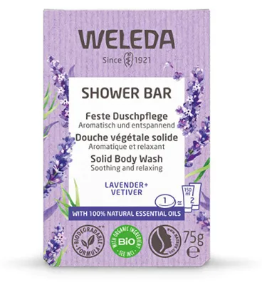 Produktbild von WELEDA Lavendel + Vetivery Duschwürfel