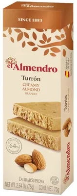 Produktbild von El Almendro Turrón Creamy Almond Blando 75g