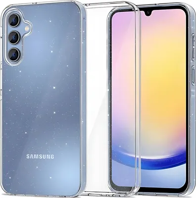 Zdjęcie produktu dla Przezroczyste Etui z Brokatem do Samsung Galaxy A25 5G - Ochrona i Styl KP36675