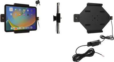 Produktbild von Brodit Kfz-Ladeschale - mit Schlüsselschloss - 2 A - QC 3.0 - 2 Ausgabeanschlussstellen (USB, USB Typ A)