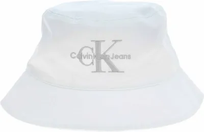 Obrázok produktu pre Dámsky klobúk Calvin Klein K60K6110290LI bielo-strieborný s logom