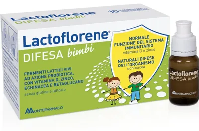 Productafbeelding van LACTOFLORENE KINDERBESCHERMING, 10 flacons van 100 ml