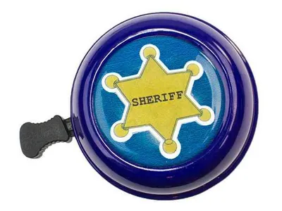 Produktbild von Fahrradklingel Sheriff 55 mm - bbeBells 52303 - Glocke Klingel Läute Schelle