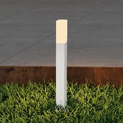 Image de doporro Lampe LED sur Pied Extérieure 3W avec LED Lampe Jardin Étanche IP65 3000K Light Extérieure Blanc 40cm Design Deus Lumina