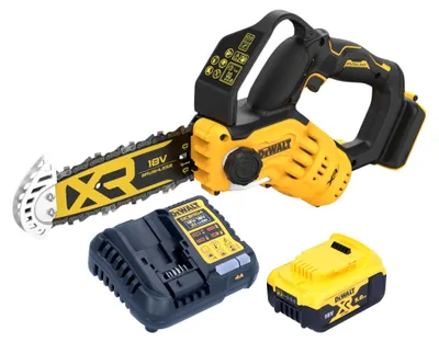 Zdjęcie produktu dla Akumulatorowa pilarka do przycinania DeWalt DCMPS 520 P1 18 V 20 cm bezszczotkowa + 1x akumulator 5,0 Ah + ładowarka