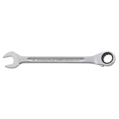 Immagine prodotto di Chiave combinata OPEN-RATCH 17 SW 19mm L.252mm reversibile, Anelli.15gradi