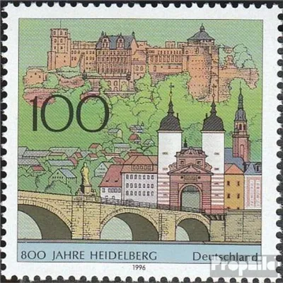 Produktbild von Briefmarken BRD (BR.Deutschland) 1996 Mi 1868 (kompl.Ausgabe) postfrisch 800 Jahre Heidelberg