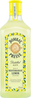 Produktbild von BOMBAY CITRON PRESSÉ GIN mit MEDITERRANEN ZITRONEN 37,5% VOL. 0,7 LITER