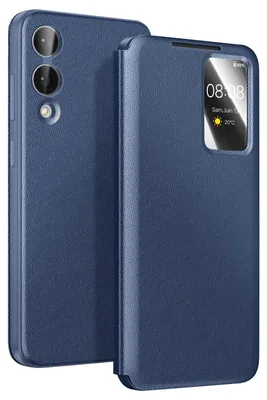 Obrázok produktu pre Avizar, puzdro Smart View s priehradkou na karty pre Galaxy S25 Edge, modré