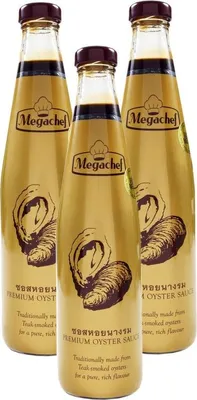 Produktbild von [ 3x 600g ] Megachef PREMIUM OYSTER SAUCE [ glutenfrei ] - Austernsauce - 45% Auster