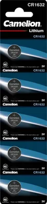 Zdjęcie produktu dla Bateria Camelion CR1632 Lithium 5 St.