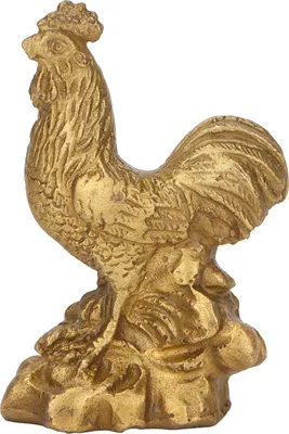 Produktbild von Hahnstatue Messing Chinesisches Haushandwerk Ornamente Skulpturfigur