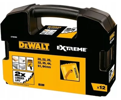 Bimetall-Lochsägen-Set DEWALT DT90360-QZ 12-teilig Universal