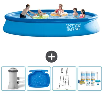 Productafbeelding van Easy Set Zwembad - Rond - 457x84 cm - 5-delig - Model S22429