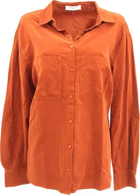 Produktbild von 29745 Gerry Weber, , Damen Bluse Hemd Shirt Tunika, Cord, terracotta, 44