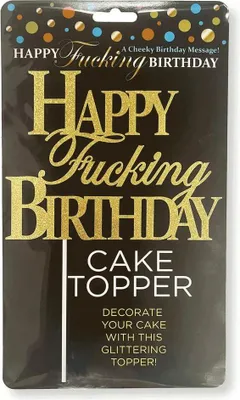 Obrázek produktu pro Happy F'Ing Birthday Cake Topper