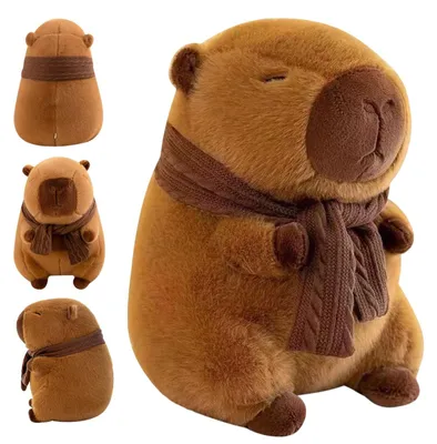 Image de Peluche Kawaii Capybara, 25 cm