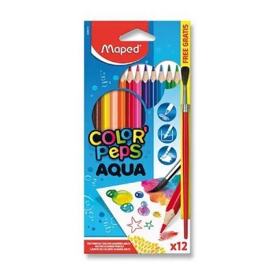 Zdjęcie produktu dla Maped - Aquarelpotlood Color'Peps Aqua 12 potloden