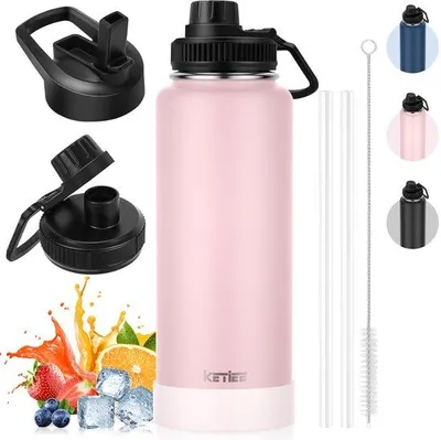 Obrázek produktu pro Termoska 1 l, růžová, bez BPA, na cesty