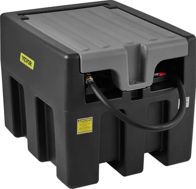 Produktbild von Tragbarer Dieseltank 58 Gallonen Mobile Tankanlage Schwarz Dieseltankstelle 140 W Tankstation Dieseltank 2600 U/min Transporttank 12 V Automatik