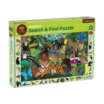 Immagine prodotto di Ricerca del puzzle di Mudpuppy nella foresta pluviale