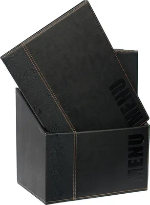 Produktbild von Securit Box s jídelními lístky TRENDY, černá (20 ks)