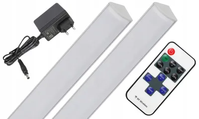 Obrázek produktu pro AQUALED Nástěnná LED lišta 2x90cm s dálkovým ovládáním
